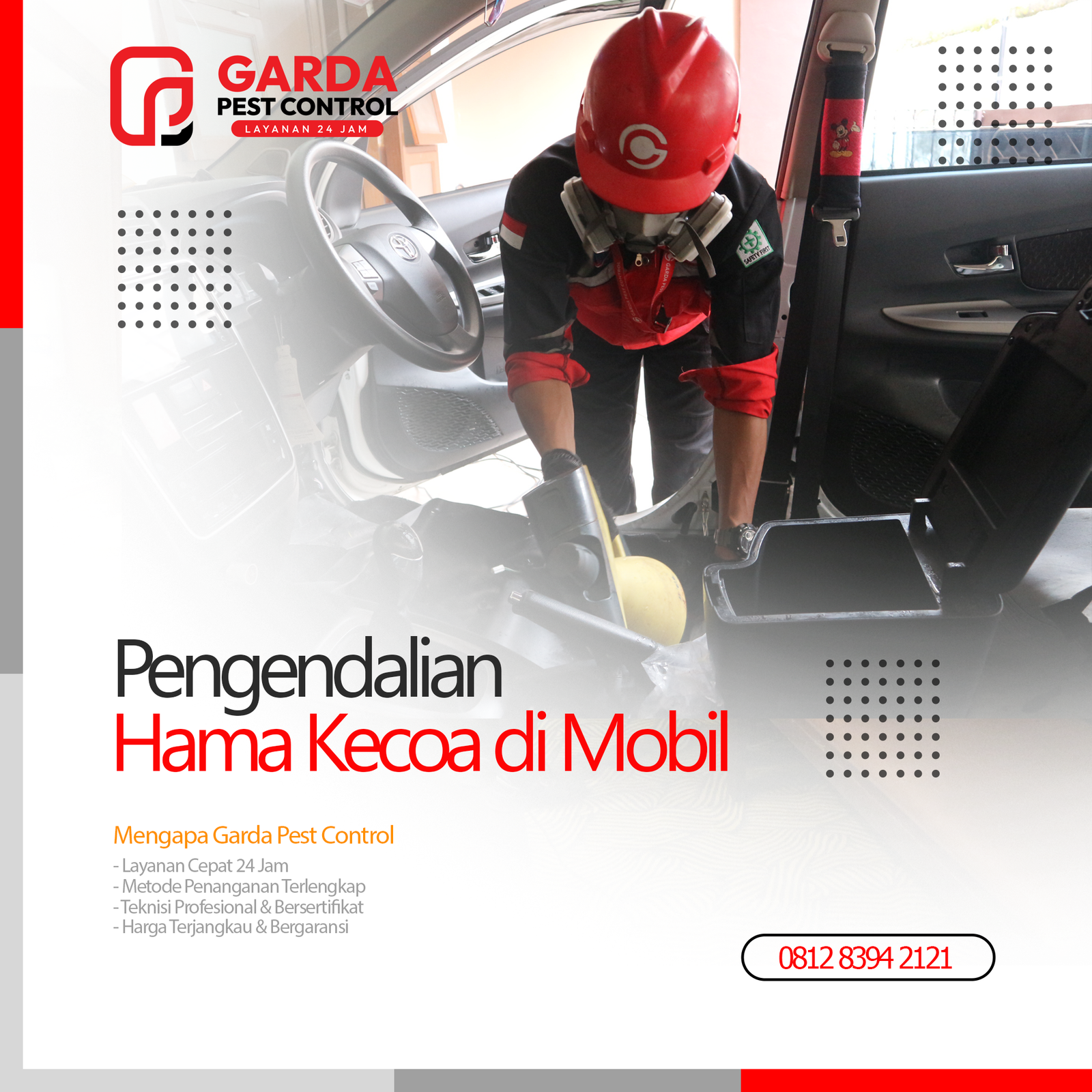 Jasa Fogging Mobil Terdekat di Tangerang Bergaransi