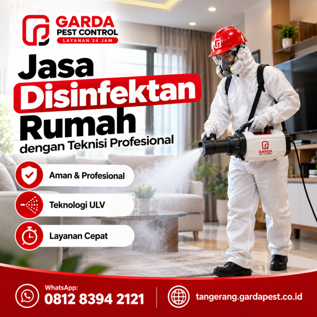 Jasa Disinfektan Rumah Pasca Banjir di Tangerang
