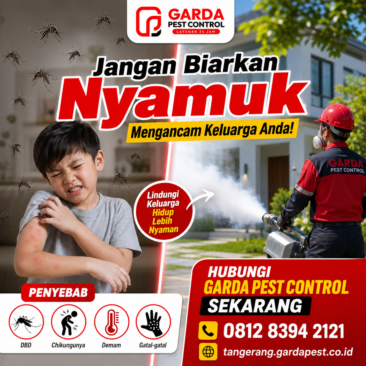 Jasa Fogging Nyamuk Terbaik Tangerang: Solusi Tuntas Serangan Nyamuk!