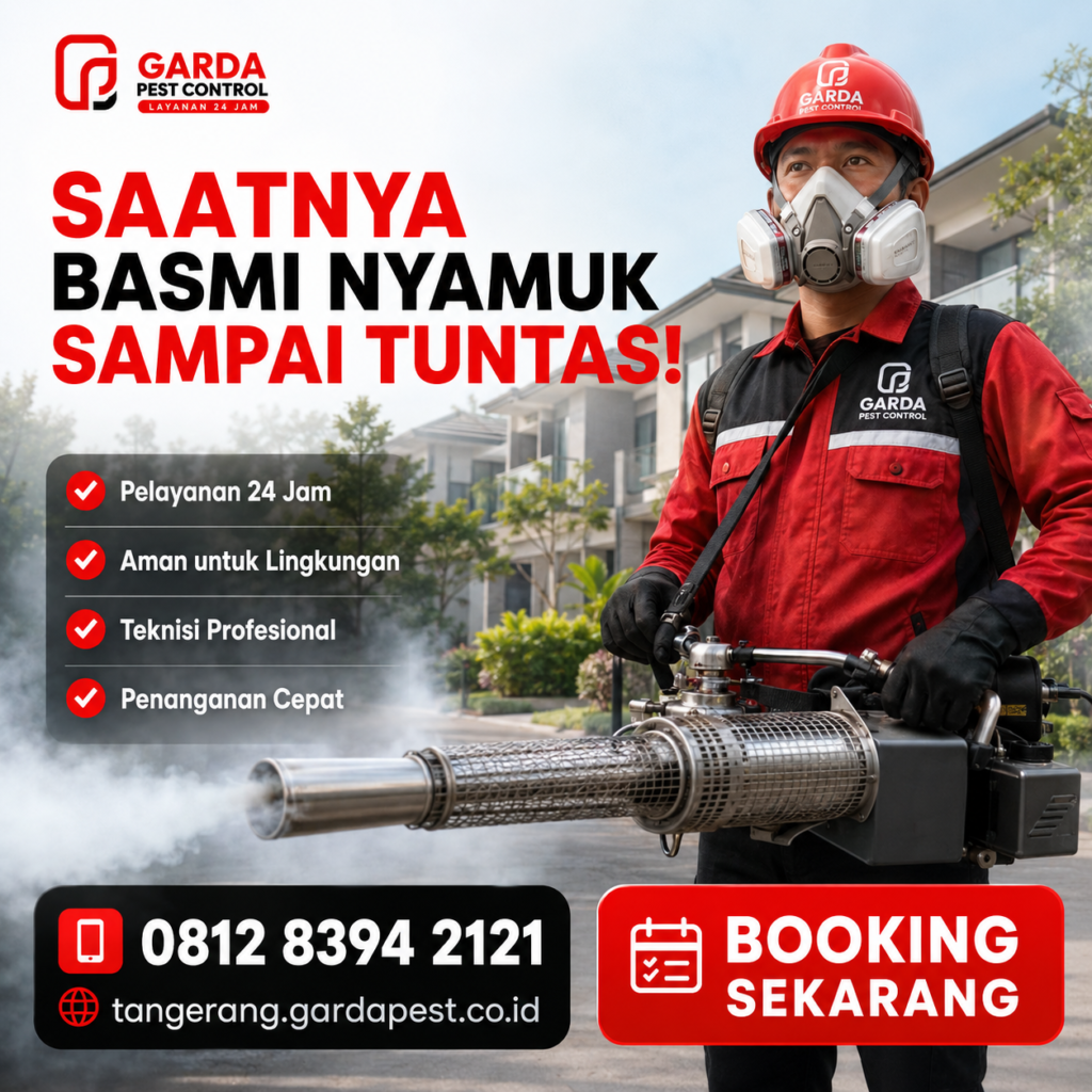 Harga Jasa Fogging Nyamuk Tangerang: Perlindungan Efektif Sekarang!