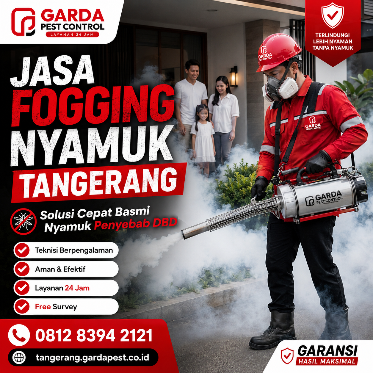 Layanan Anti Nyamuk Tangerang: Basmi Tuntas Ancaman Nyamuk dengan Garda Pest Control