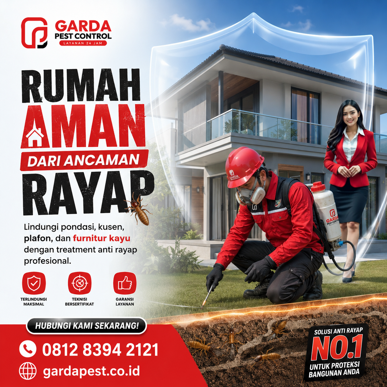 Jasa Anti Rayap Pre-Konstruksi untuk Proyek Bangunan Baru Tangerang: Lindungi Investasi Bangunan Anda Sejak Awal