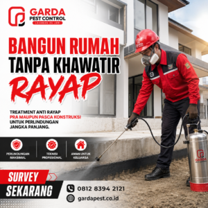 Jasa Anti Rayap Pra Konstruksi Bangunan Baru Tangerang