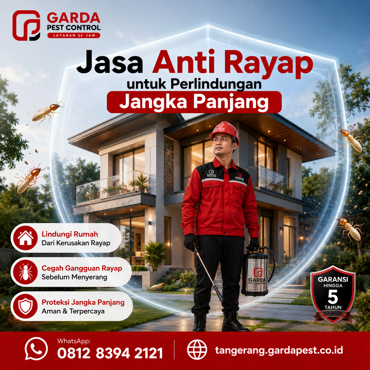 Panduan Memilih Jasa Anti Rayap Pasca Konstruksi Tangerang untuk Perlindungan Bangunan Jadi