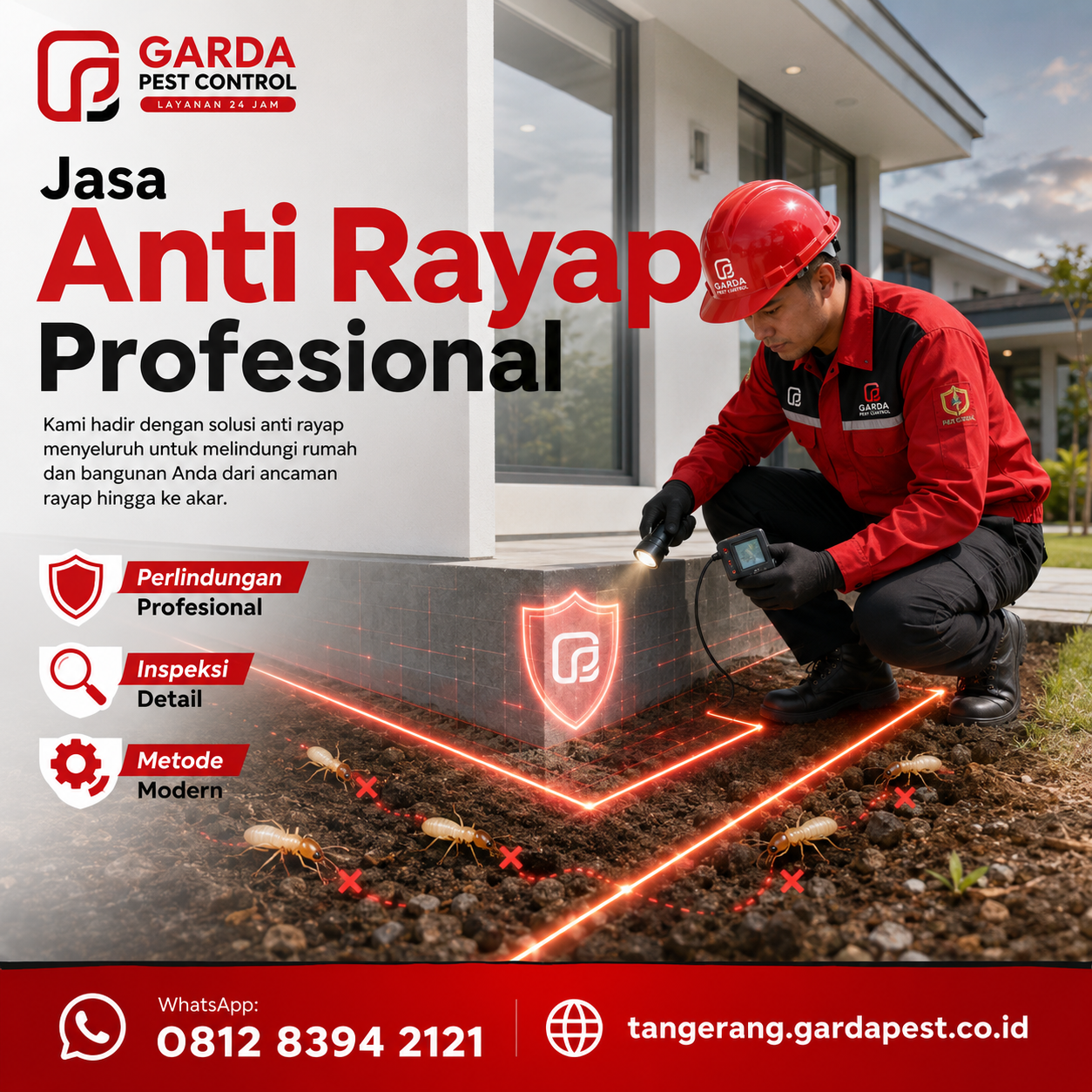 Perbedaan Anti Rayap Pra Konstruksi dan Pasca Konstruksi pada Rumah