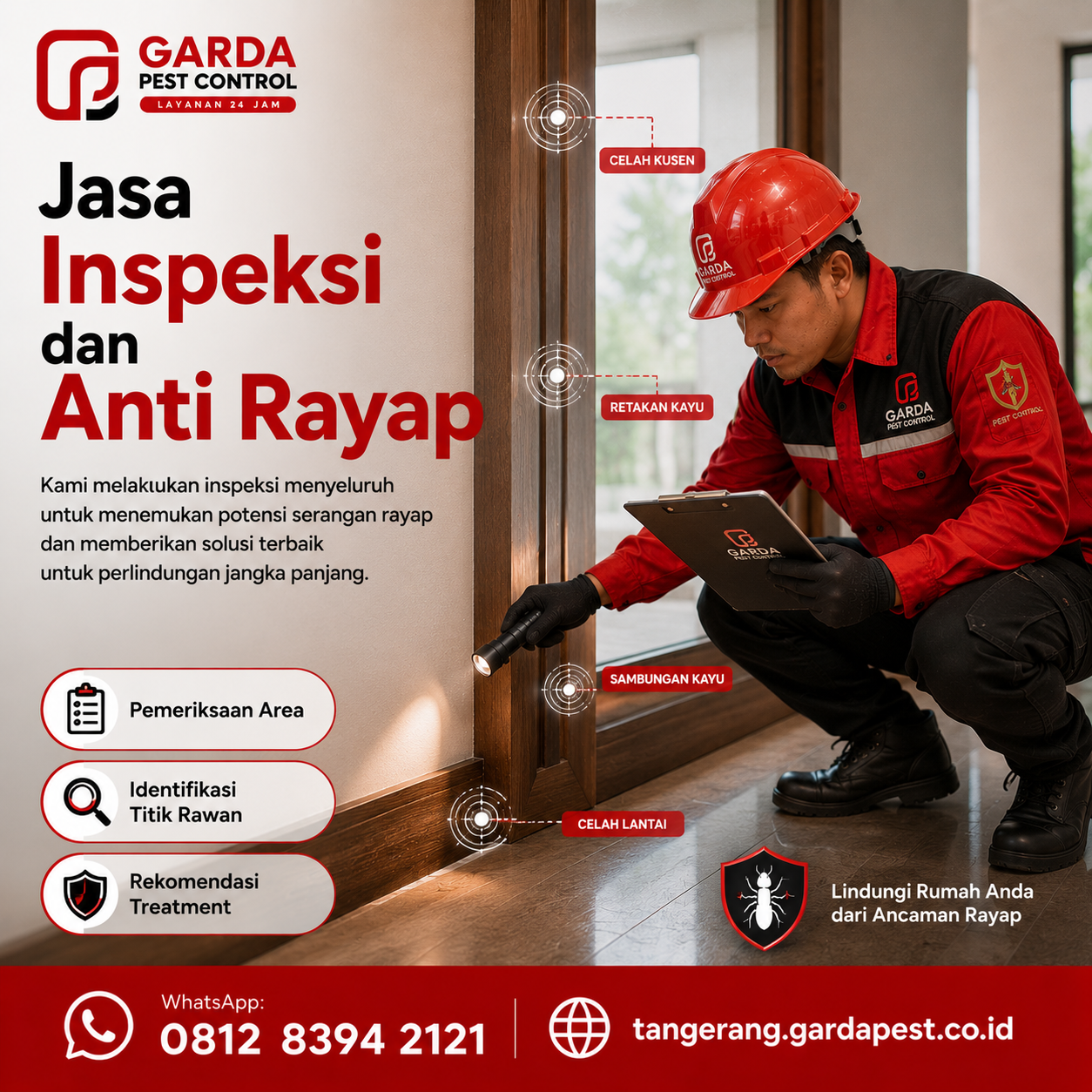Biaya Jasa Anti Rayap Rumah Per Meter Tangerang: Panduan Tarif dan Garansi
