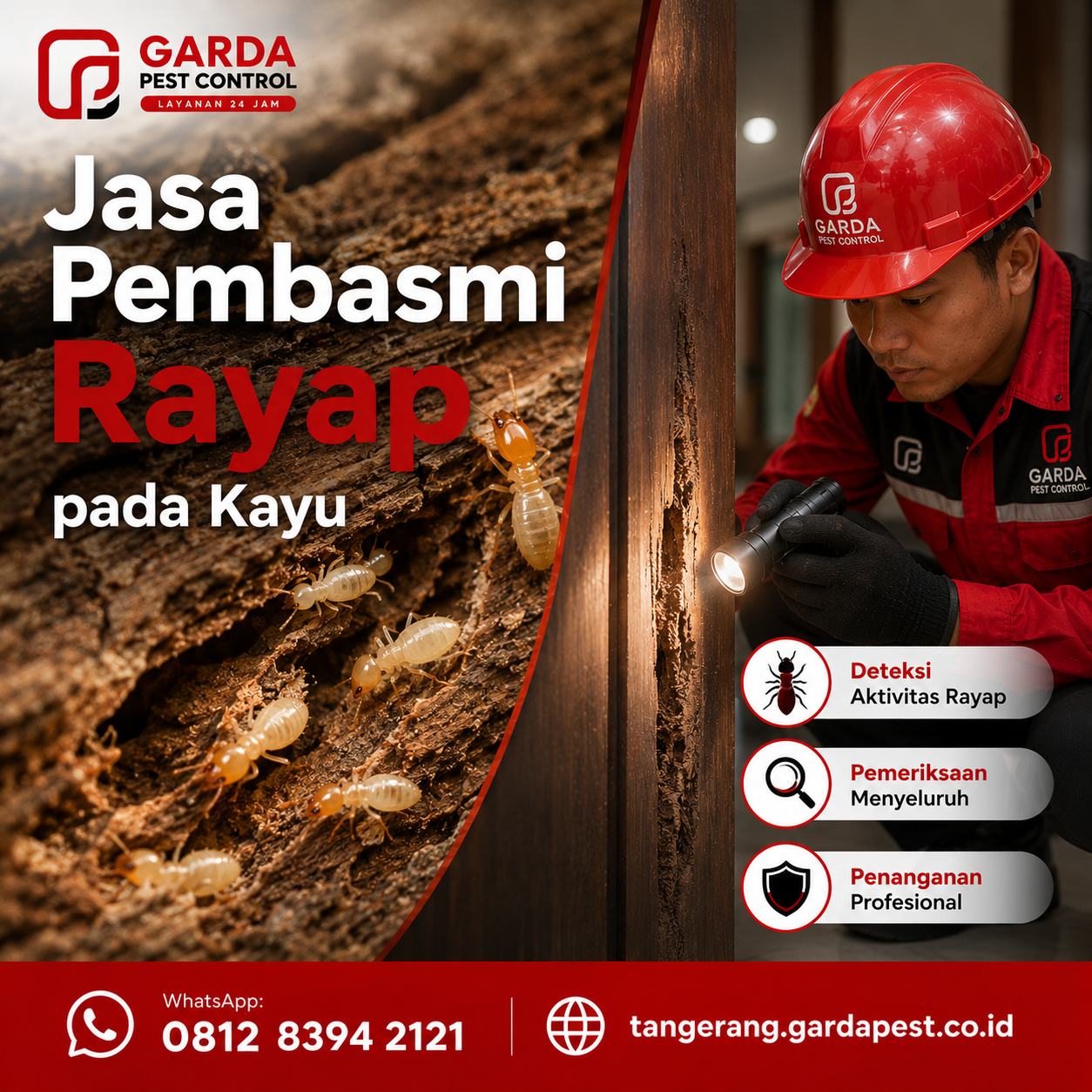 Jasa Anti Rayap Pra Konstruksi Bangunan Tangerang: Perlindungan Bangunan dari Tanah