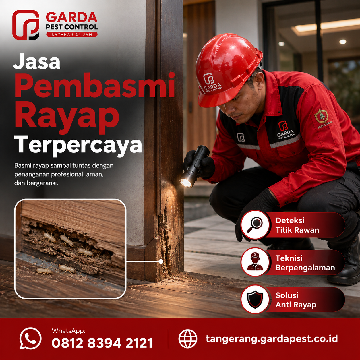 Tanda Awal Rumah Terserang Rayap yang Wajib Diwaspadai Sebelum Bangunan Rusak