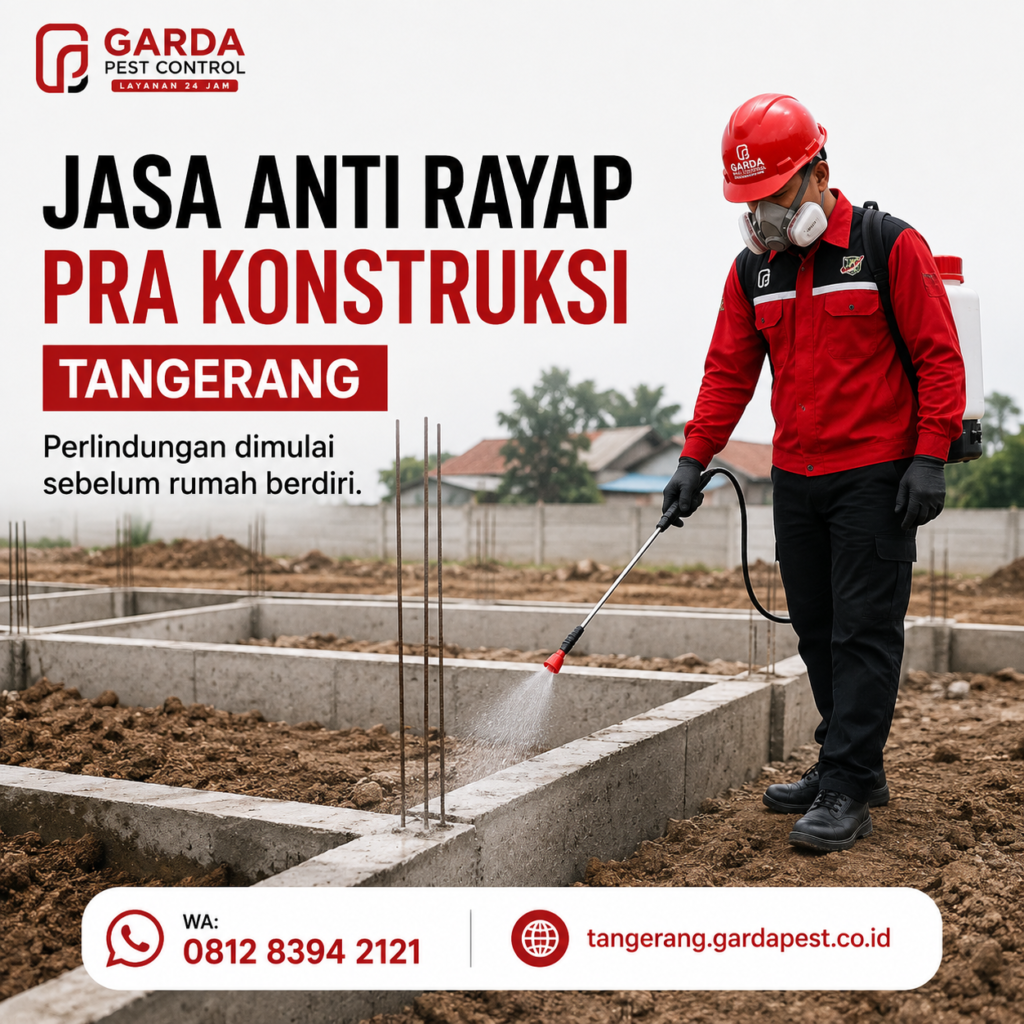 Biaya Anti Rayap Pra Konstruksi Per Meter di Tangerang dan Panduan Lengkap Pengerjaannya