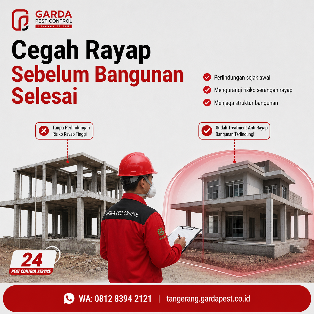 Biaya Anti Rayap Pra Konstruksi Per Meter di Tangerang dan Panduan Lengkap Pengerjaannya