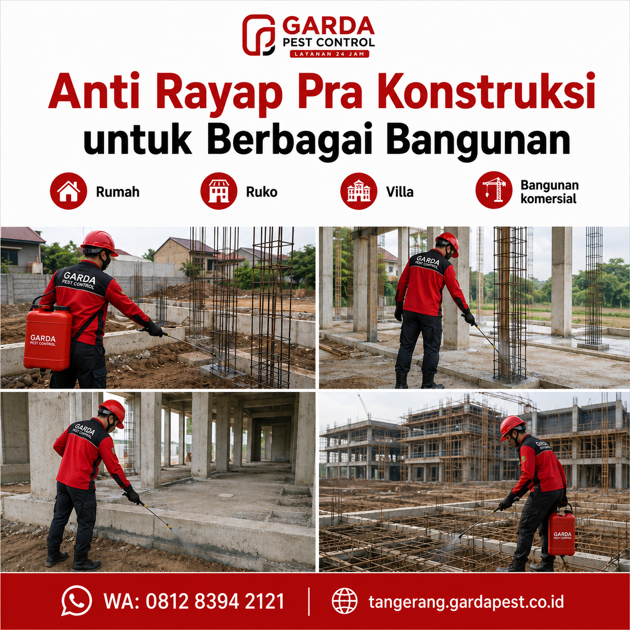 Dampak dan Resiko Mengabaikan Anti Rayap Pra Konstruksi Tangerang