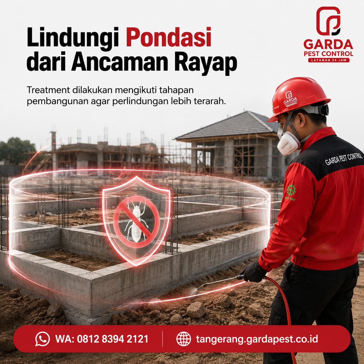 Jasa Anti Rayap Pra Konstruksi untuk Proyek Perumahan Tangerang: Panduan Teknis Pengembang