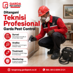 Jasa Anti Rayap Semarang profesional dari Garda Pest Control. Basmi rayap hingga tuntas dengan treatment efektif dan bergaransi untuk menjaga properti tetap aman dan terlindungi.