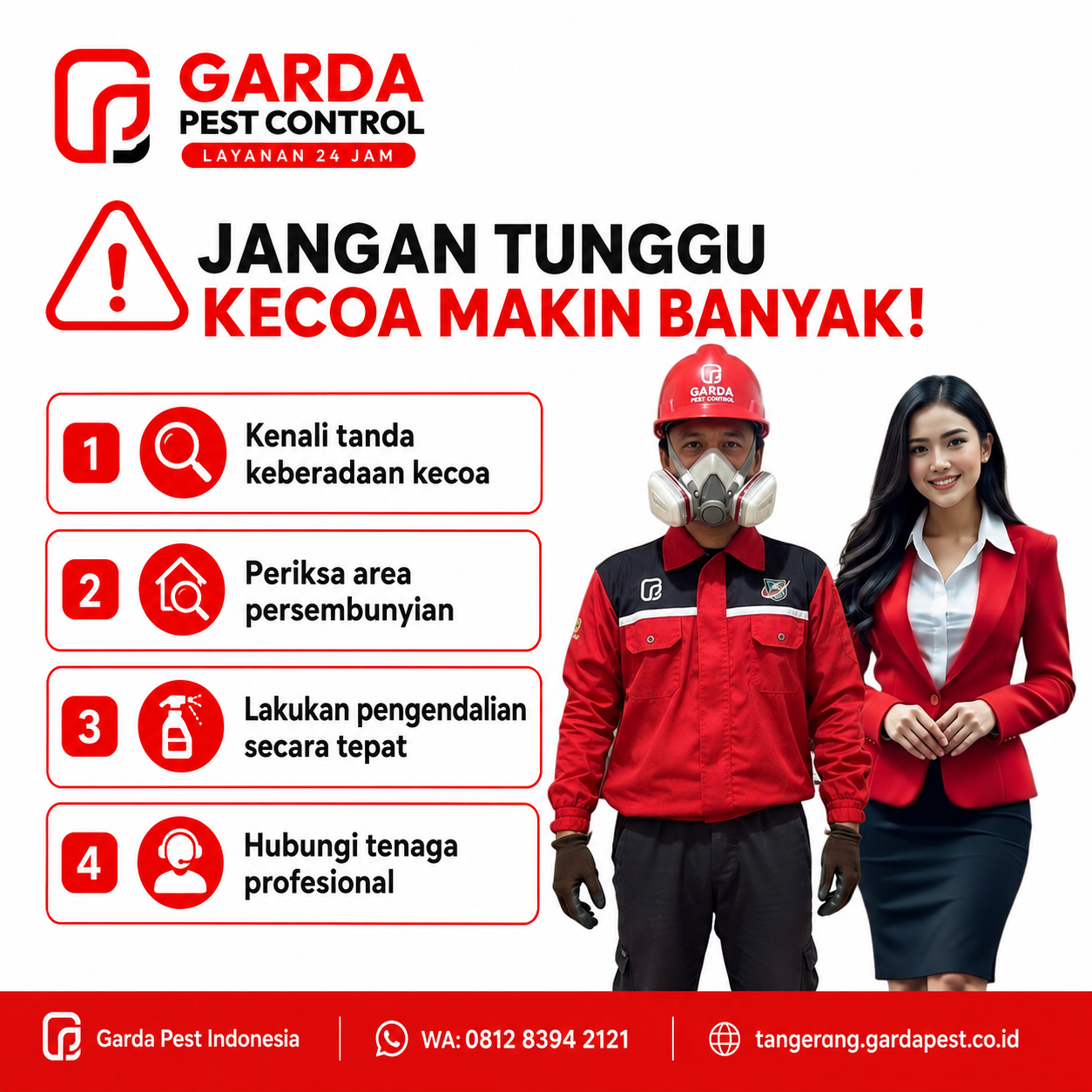 Biaya Jasa Pembasmi Kecoa di Tangerang: Panduan Tarif dan Layanan