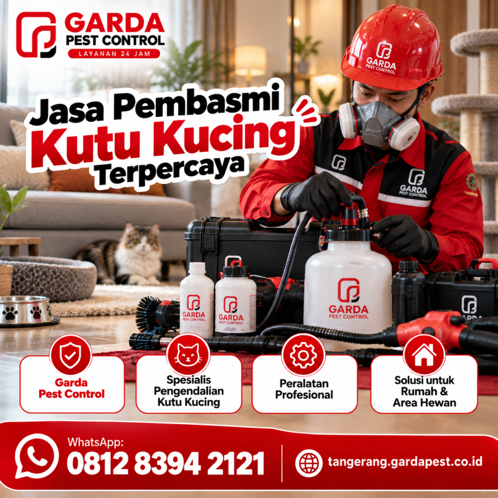 Jasa Pembasmi Kutu Kucing di Kota Tangerang